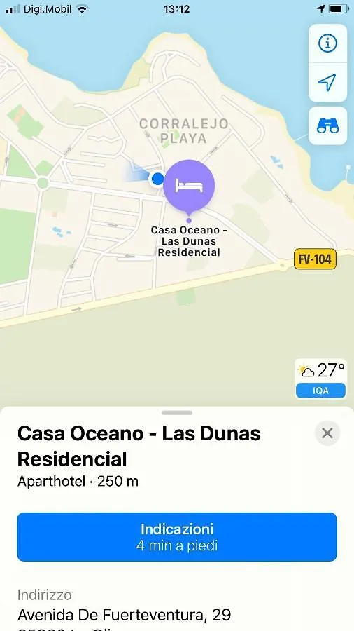 Apartment Casa Oceano - Las Dunas Residencial Corralejo Spain